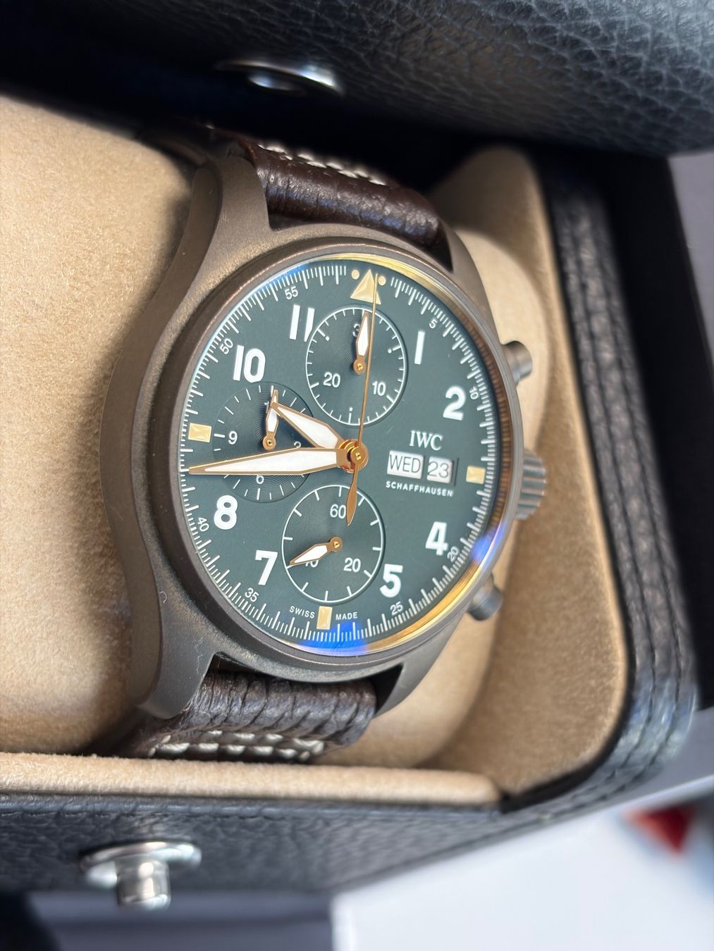 IWC Uhren: IWC Bronze Pilot Spitfire Chronograph – Gebraucht aus Luzern von SibD 1