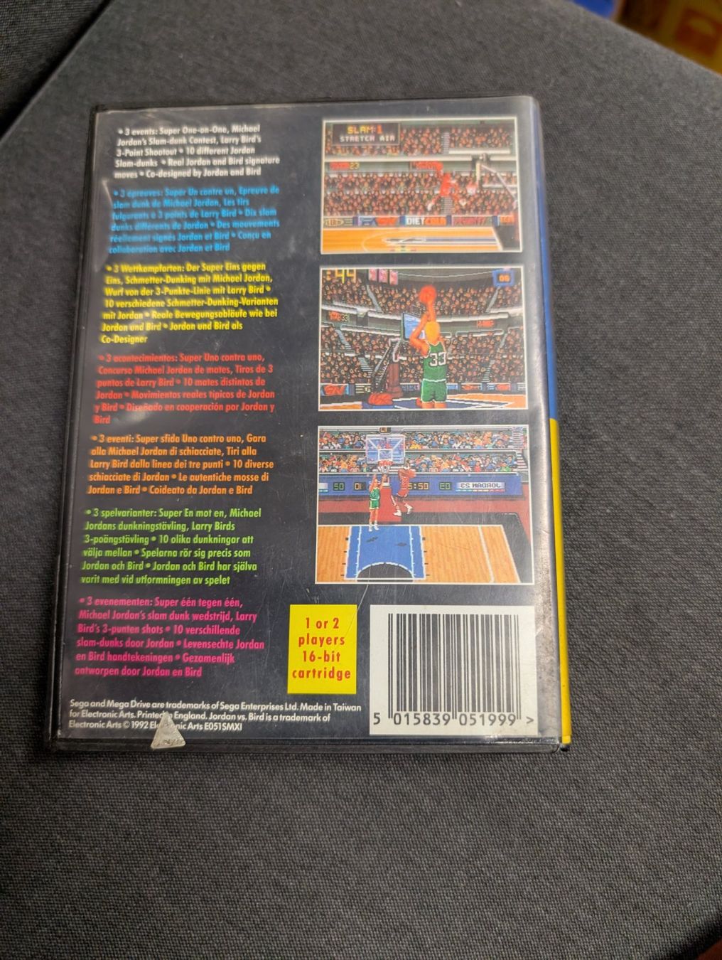 Giochi: Jordan vs bird Sega Mega Drive – Usato da Giubiasco venduto da Ticinerd 1