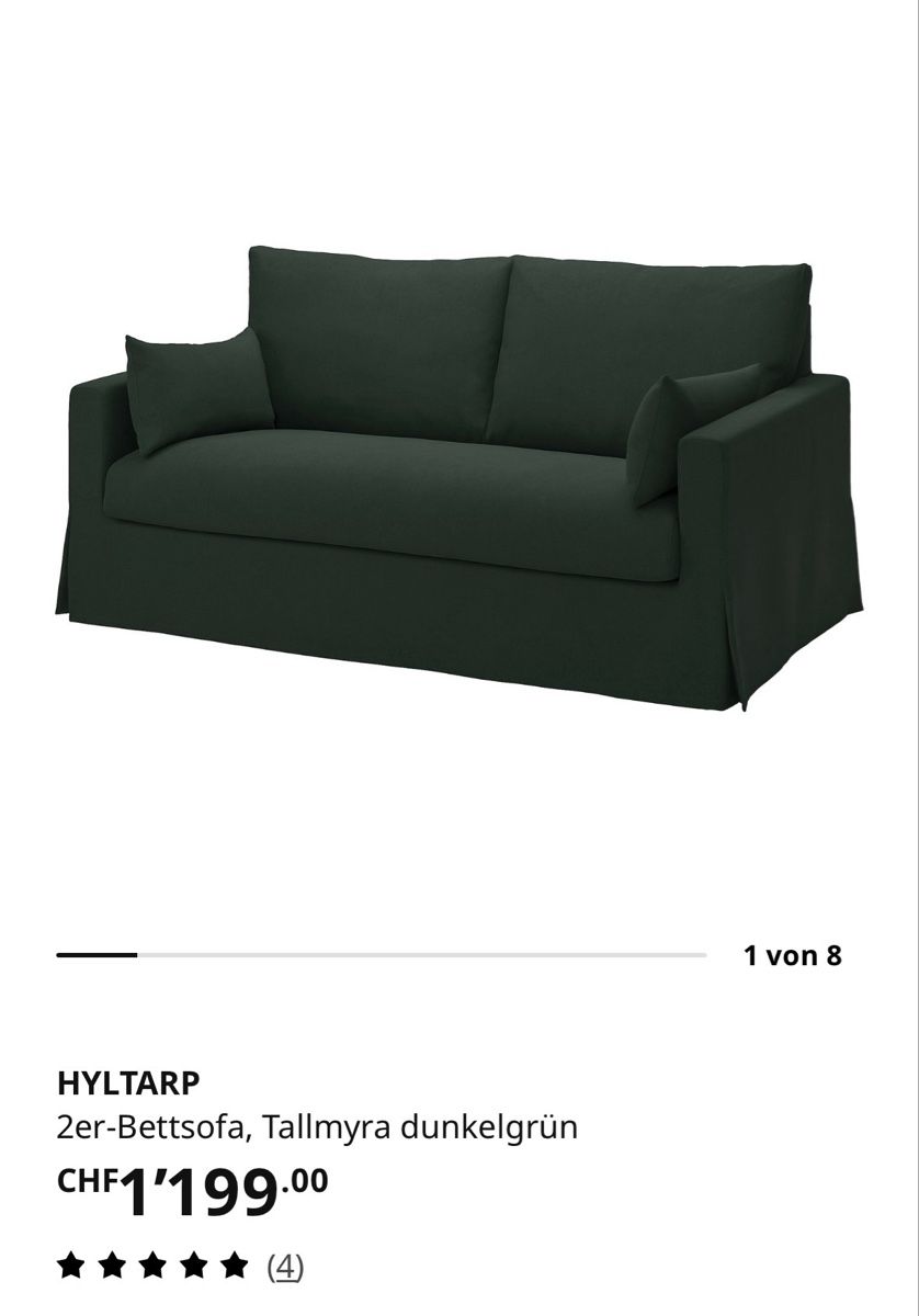 Ikea Divani: HYLTARP 2er-Bettsofa – Usato da Zürich venduto da ale_55s9 1