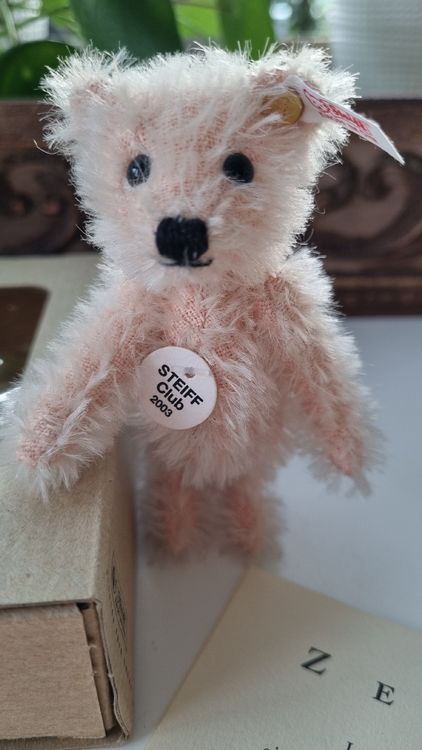 Steiff Jouets: Steiff Club Teddy Rina Rosa 7cm, 2003, Sammlerstück! – Neuf (Voir description) à Lobsigen par Tatzi 1