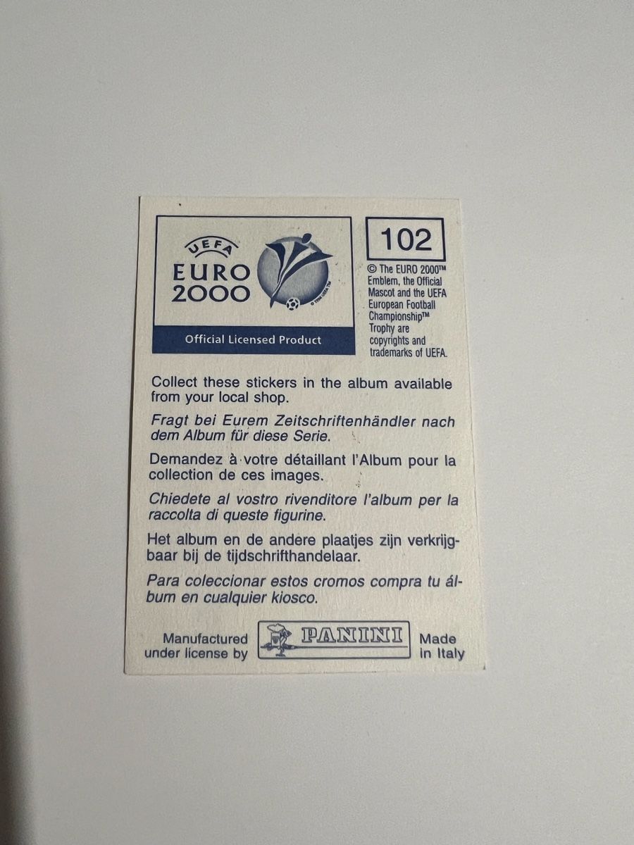 Panini Sammelbilder & Trading cards: Panini EM2000 Bild – Gebraucht aus Willisau von Neiro77 1