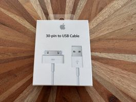 Original Apple 30-Pin auf USB Ladekabel iPod iPhone – NEU