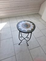 Mosaik Beistelltisch mit Metallgestell