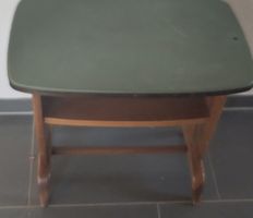 Beistelltisch Holz dunkelgrün