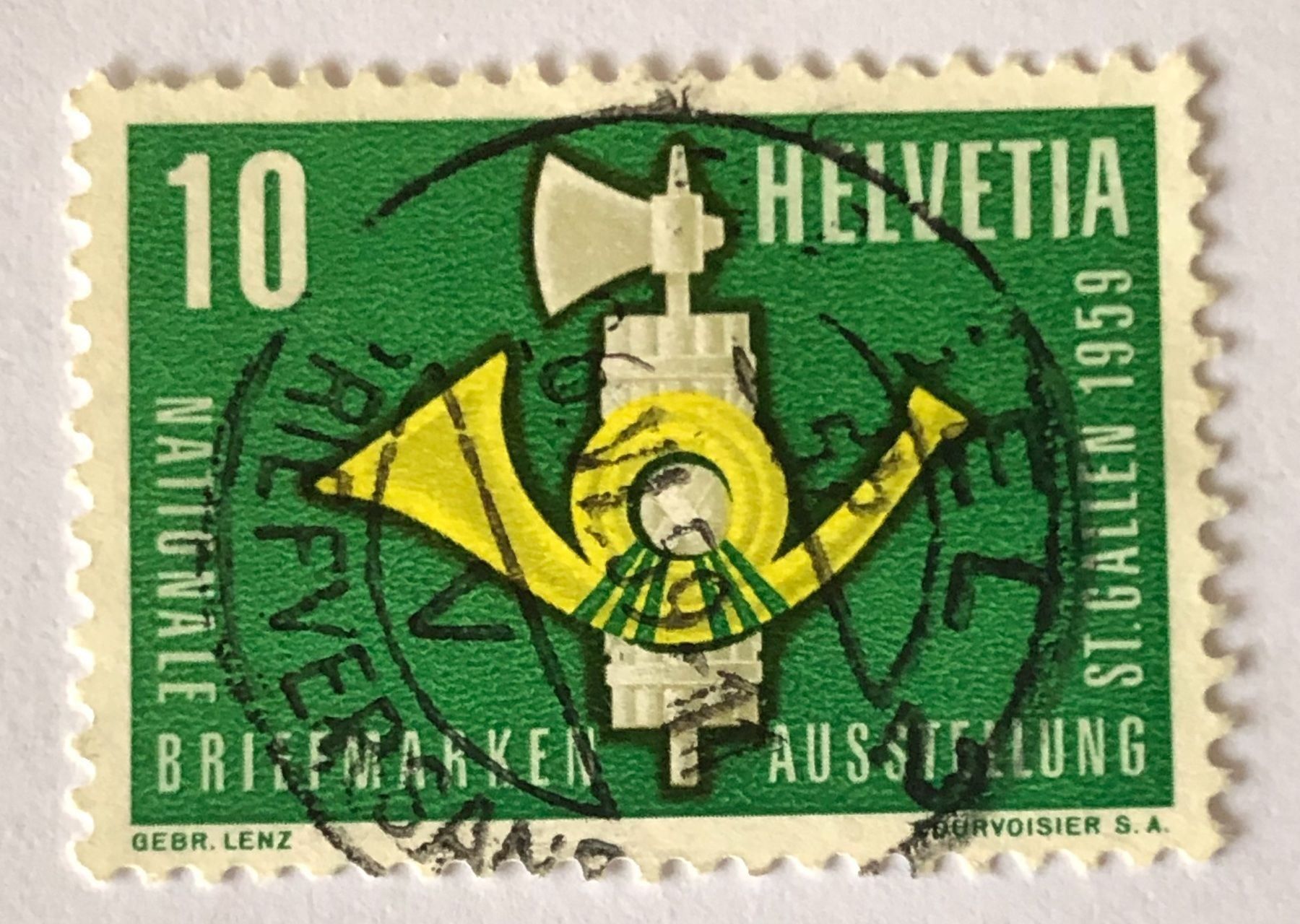 Alle Briefmarken: Nr.344  mit Vollstempel – Gebraucht aus Aarau von Billa007