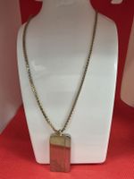 Halskette mit Anhänger goldfarben gebraucht