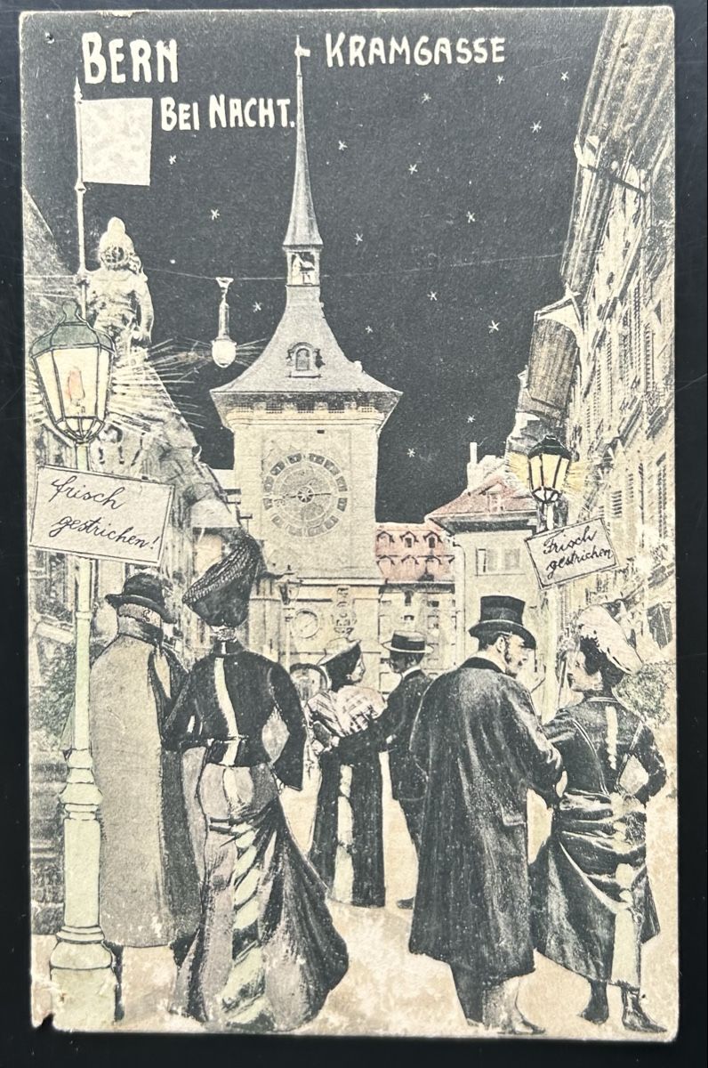 Cartoline postali: Bern bei Nacht  – Usato da Horw venduto da Tellbub