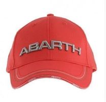 Abarth Cap Mütze rot silber tricolore NEU