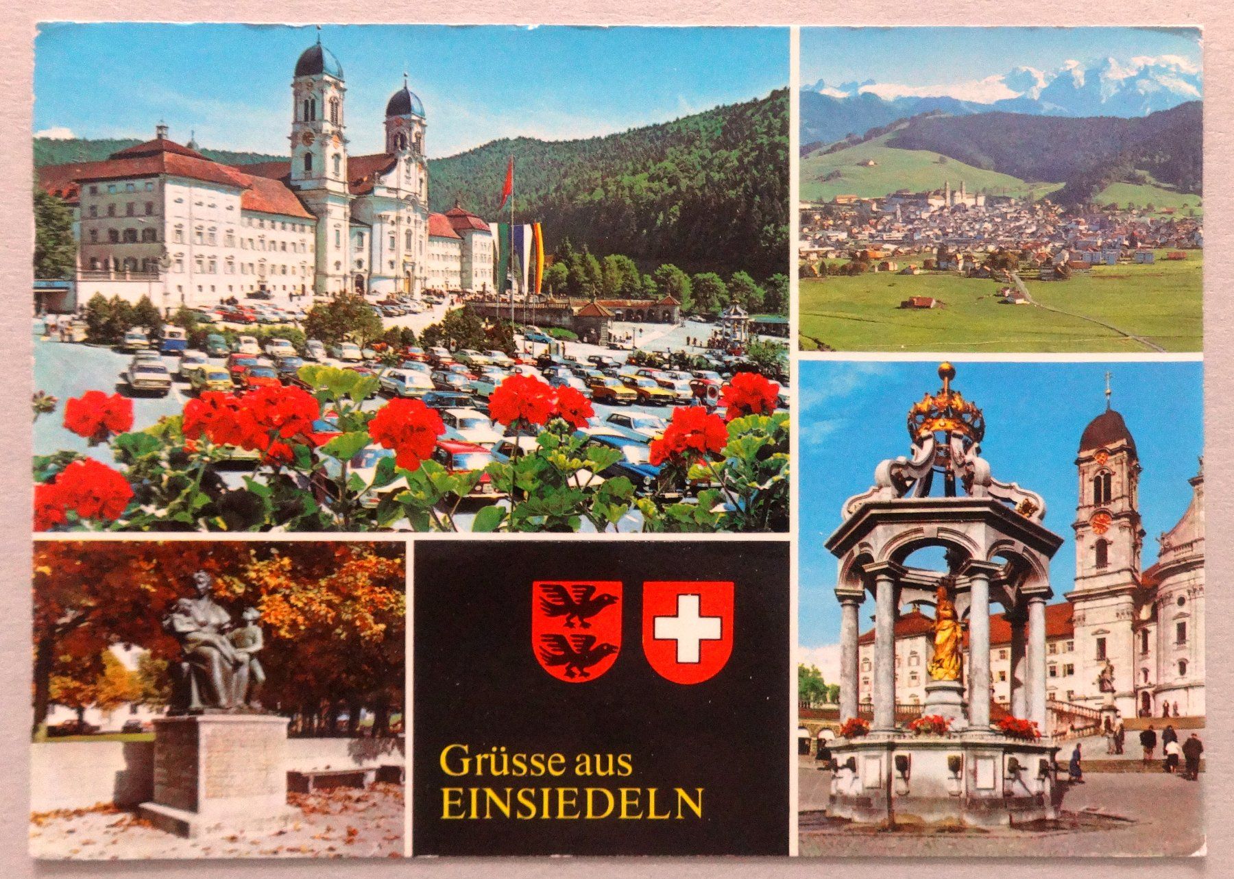 Cartoline postali: Grüsse aus Einsiedeln – Usato da Fétigny venduto da Billy2miny