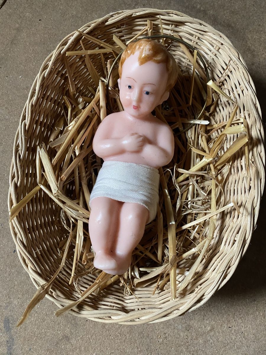 Figurines: Alte Krippenfigur Jesuskind, Wachs – D'occasion à Buchrain par Sisi83 3