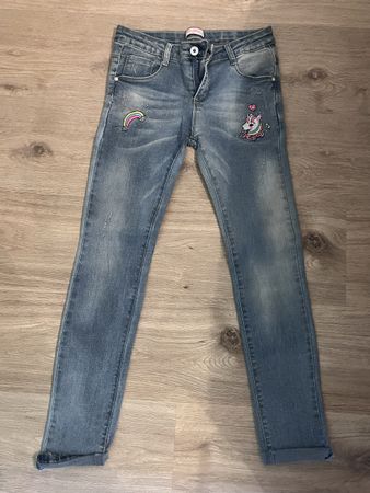Jeans skinny bleu pour filles (dès 12 ans)