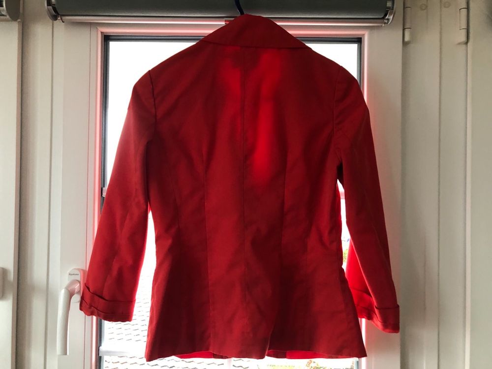 Yes Or No Giacche: Blazer Jacke rot von yes or no XS 34, guter Zustand – Usato da Weissbad venduto da FlickflauderY 1