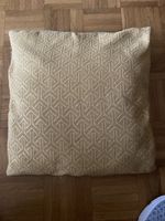 Coussin décoratif jaune moutarde 38x38cm