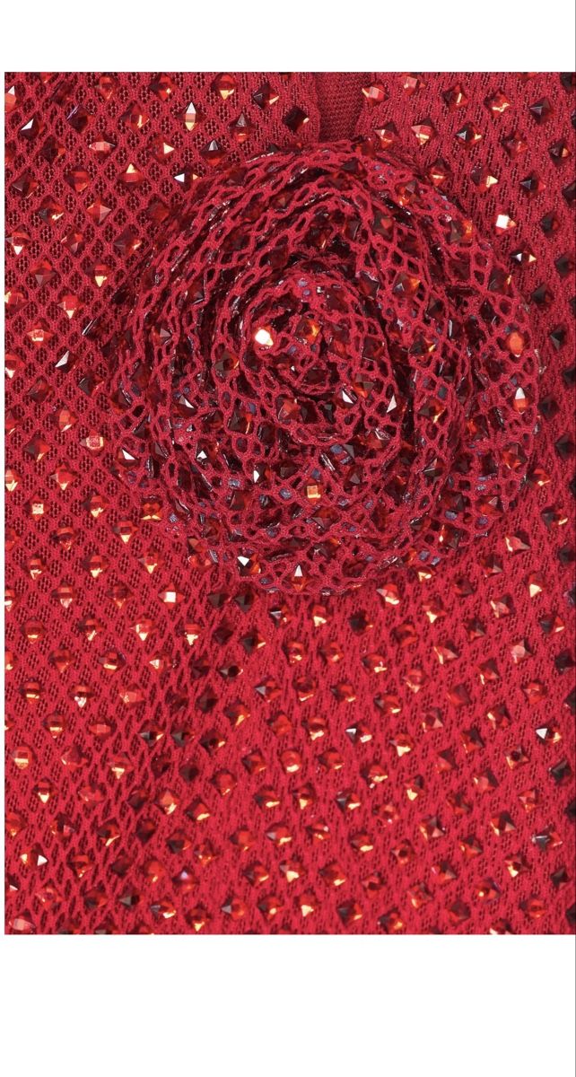 Self-Portrait Vestiti: Self Portrait Dress Rhinestone Fishnet Midi – Nuovo e nell'imballaggio originale da Altendorf venduto da Ro 6