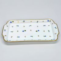 Ancien vide-poche en porcelaine de NYON peint à la main