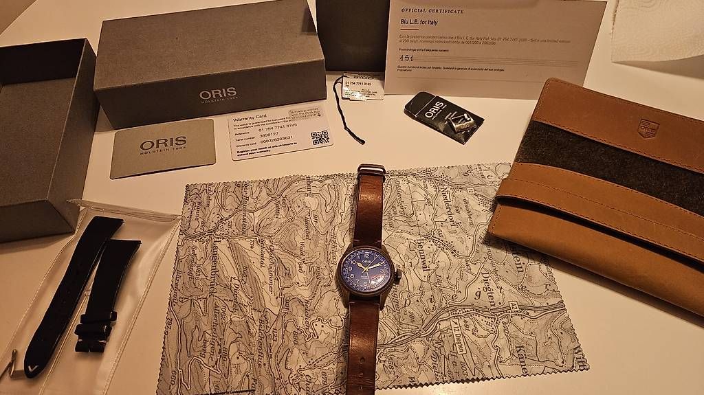 Montres: Oris Big Crown Pointer Date, Bronze, Mare Nostrum Blu – D'occasion à Riehen par nitrammangold 1