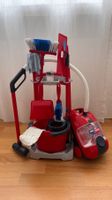 Kinderspielzeug Reinigungs-Set, Putz-Eimer, Besen, Staubs...