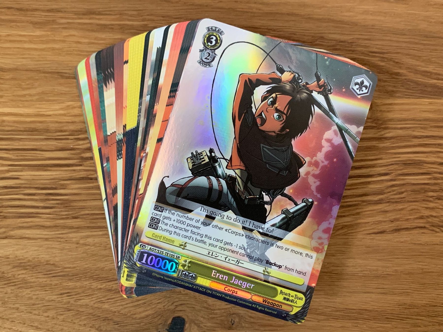 Sammelbilder & Trading cards: Weiss Schwarz TCG - Attack on Titan Trial Deck – Neu (gemäss Beschreibung) aus Weinfelden von Yenaris 5