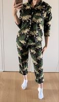 Printfresh Pyjama Pajama Set Bagheera S 36 Leo print wie neu