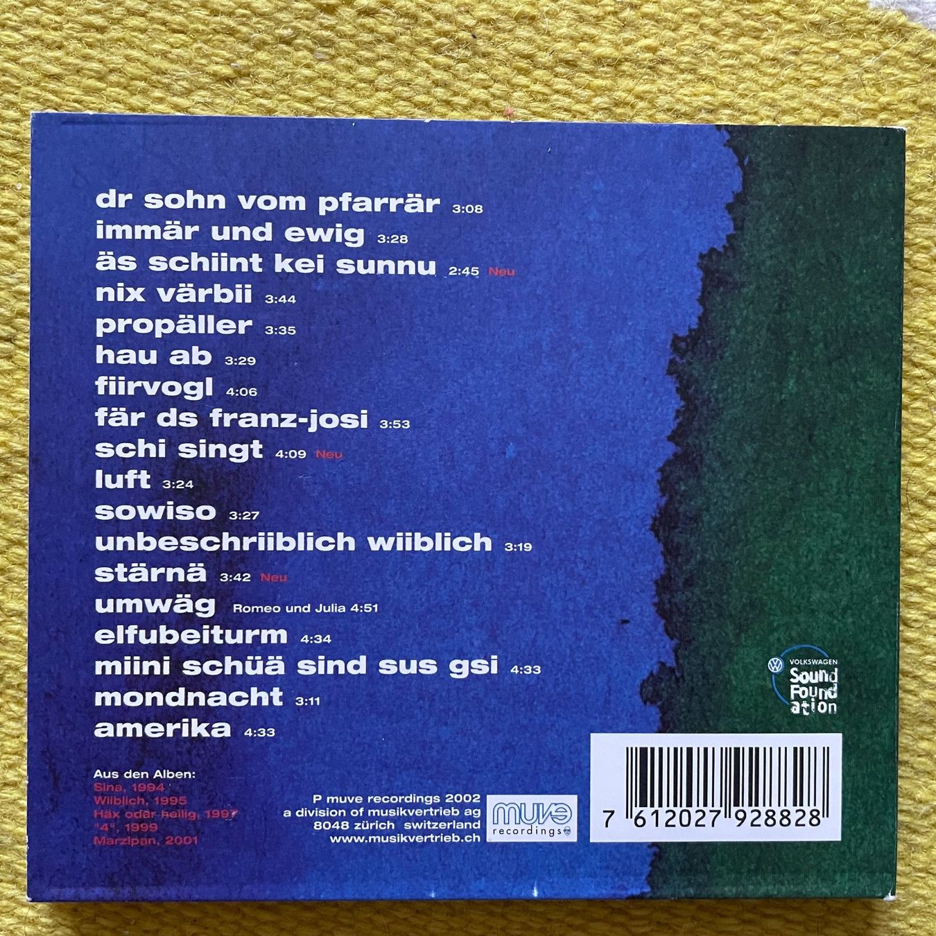 CDs: SINA-BESCHT OF (DIGIPACK) – Gebraucht aus Rorschacherberg von CD-Roli 1