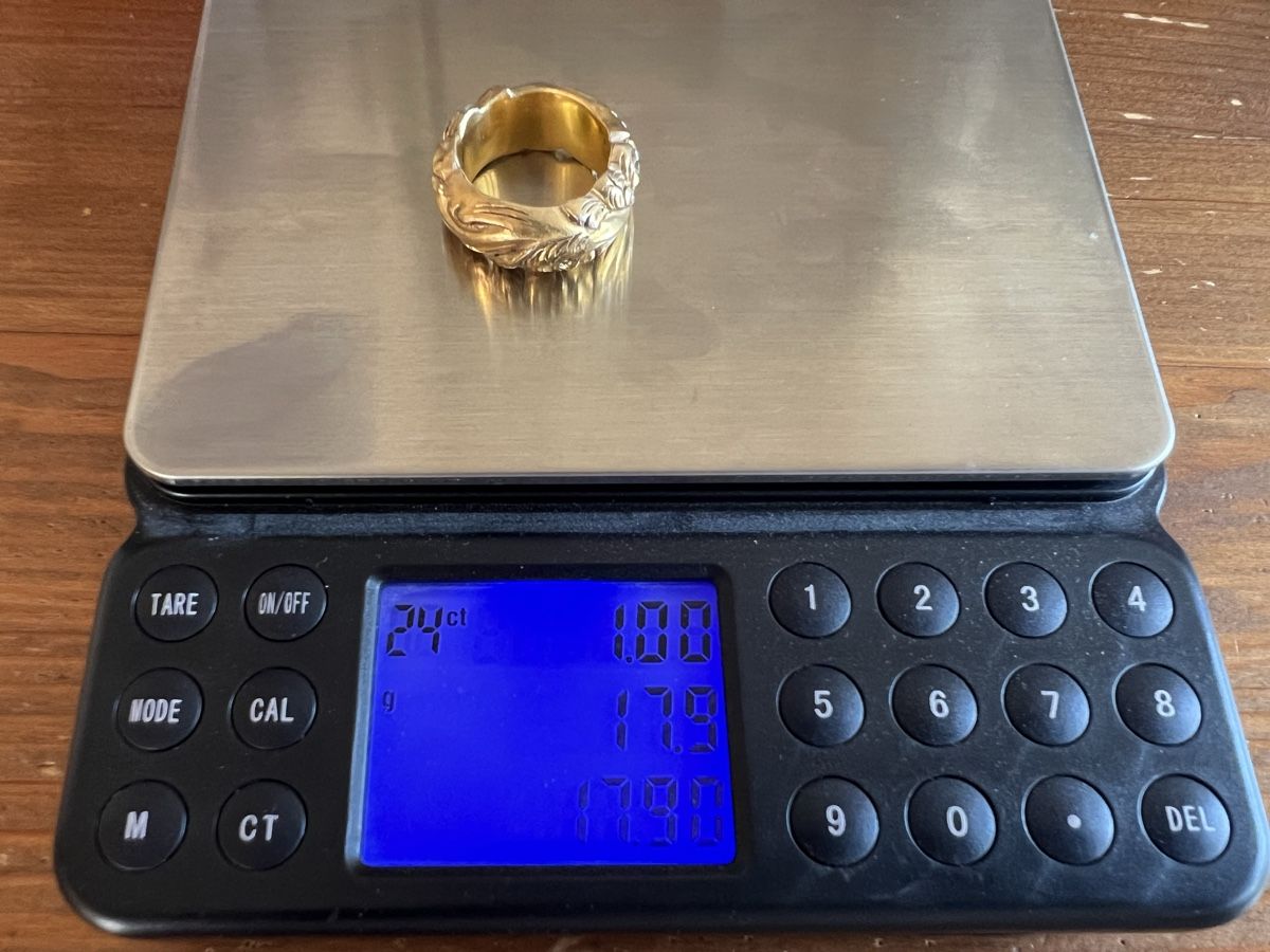 Anelli: Luxurious 18K Gold Plated Silver Ring – Usato da Rüschlikon venduto da topswissvintage 4