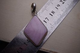 Opal Rosa   40mm x 25mm     Silber 925 Silber  Anhänger