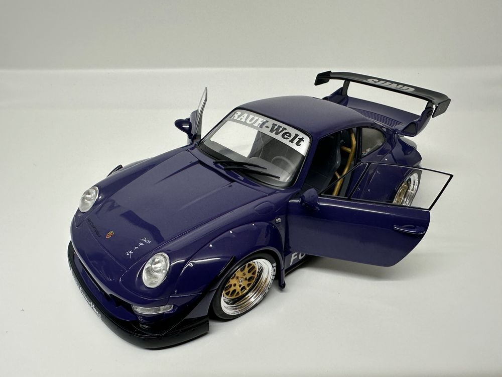 WERK83 1:18 Porsche 911 (993) RWB Rauh-Welt Furusato Sidney Hoffmann W1807001 modèle voiture