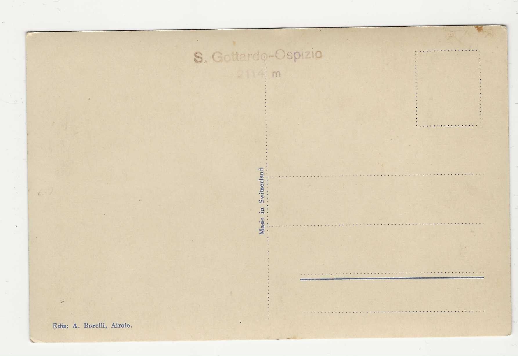 Cartes postales: MONUMENTO GUEX.  SAN GOTTARDO – D'occasion à Küttigen par rolypo 1