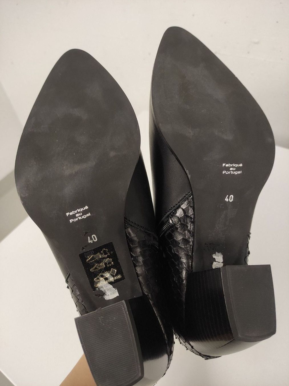 Damenschuhe: NEW Ankle boots black leather, 40 – Neu (gemäss Beschreibung) aus Sursee von Re.joy 8