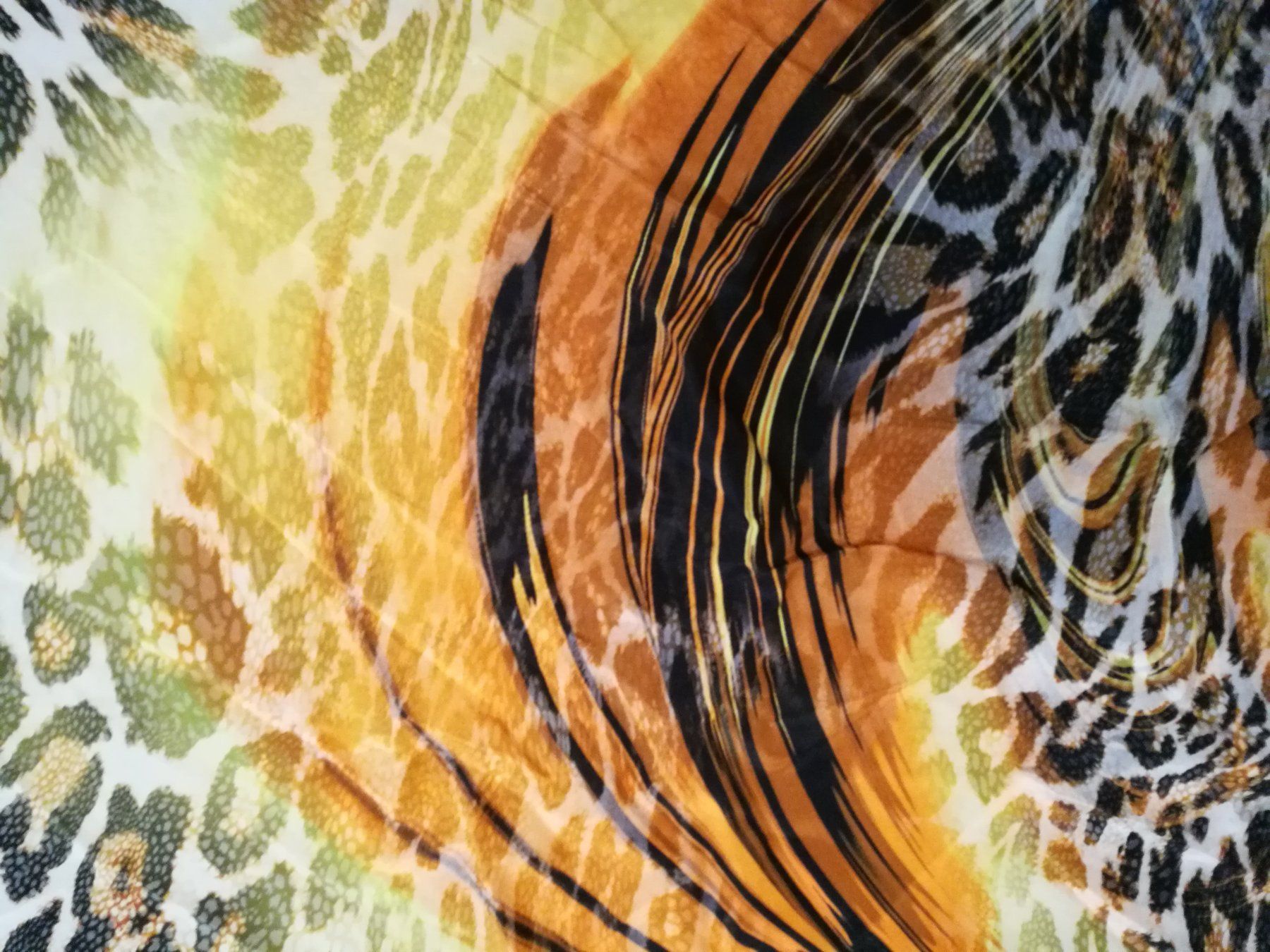 Tessuti: Seide orange gelb Leopard – Nuovo e nell'imballaggio originale da Horn venduto da sonjamenzi