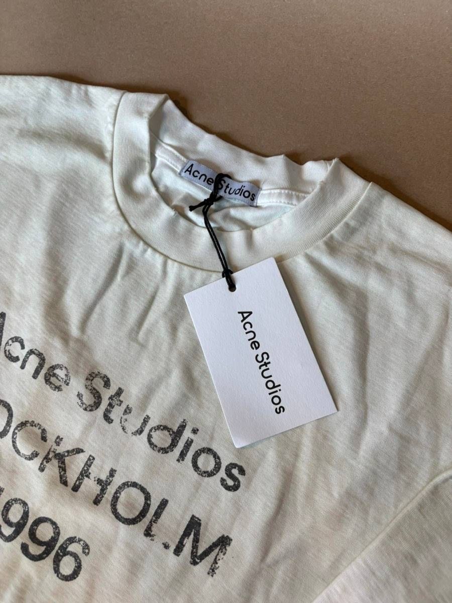 Acne Studios T-shirt: Acne Studios Longsleeve Gr. M, weiss – Nuovo (secondo la descrizione) da Triesen venduto da atos87 2