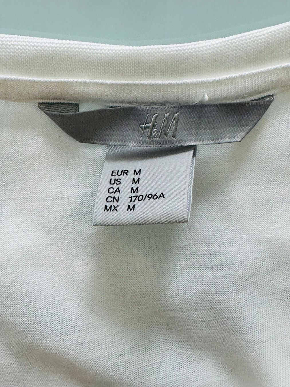 H&M Camicette: Weisses Sommertop mit Blumenmuster Gr. M – Usato da Zufikon venduto da Modestil365 9