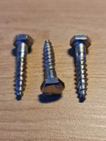 60 STÜCK HOLZ-SCHRAUBEN ROSTFREI SECHS-KANT 6.0 X 30 INOX A2