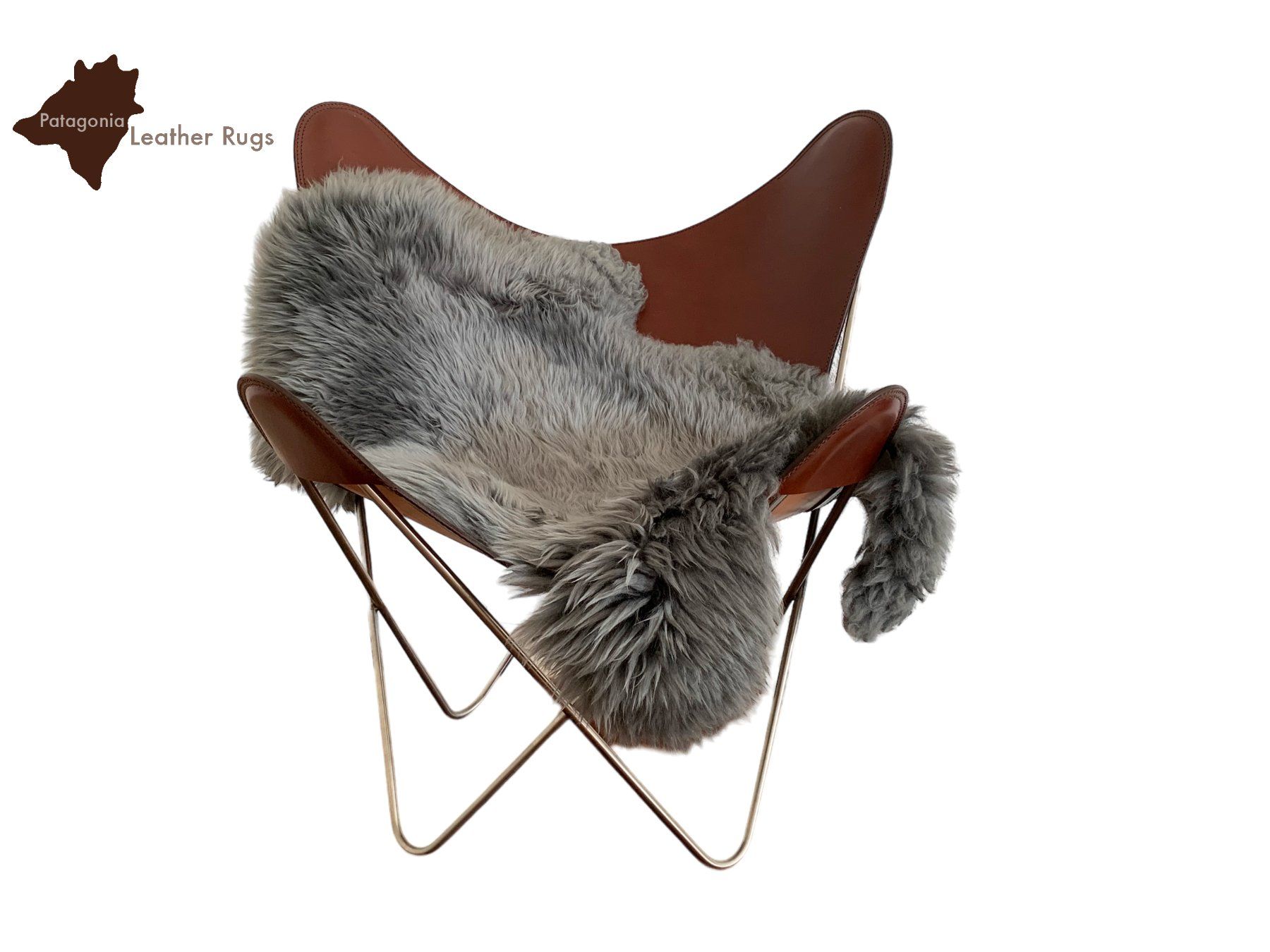 Tappeti: Lammfell Teppich Grey – Nuovo e nell'imballaggio originale da Arbedo venduto da patagonialeatherrugs