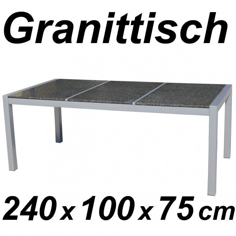 Tavoli: Granittisch 240 cm - Gratis Versand – Nuovo e nell'imballaggio originale da Kleinwangen venduto da Maluwa_GmbH