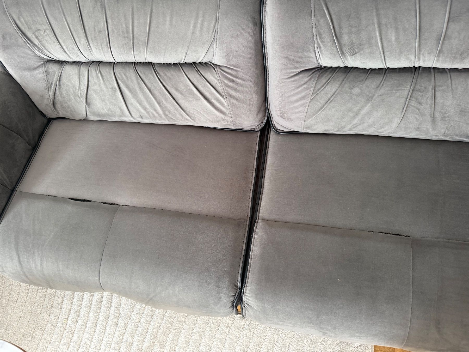 Sofas: 2x Sofa grau 3-Sitzer gebraucht – D'occasion à Sulgen par alberaa12 1