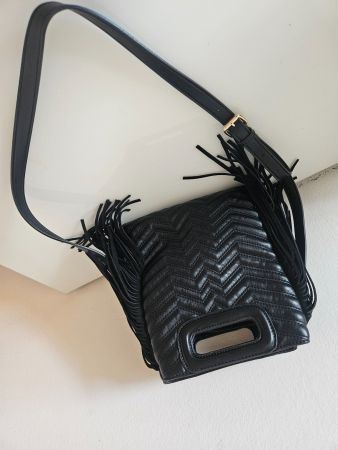 Tasche schwarz aus Ibiza Lder Fransen