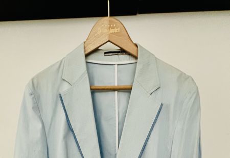 Orka Design , Damat, TWEEN Sommer-Blazer, hellblau, Gr. 48
