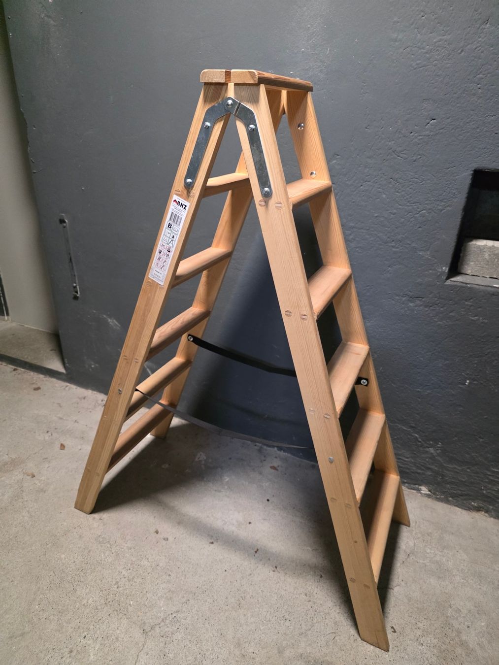 Scale: Leiter 2x6 Holz Doppelleiter Bockleiter Holzleiter – Usato da Stein SG venduto da nxr_vzv9