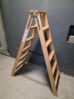 Leiter 2x6 Holz Doppelleiter Bockleiter Holzleiter