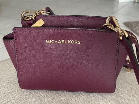 Michael Kors Umhängetasche burgundy guter Zustand