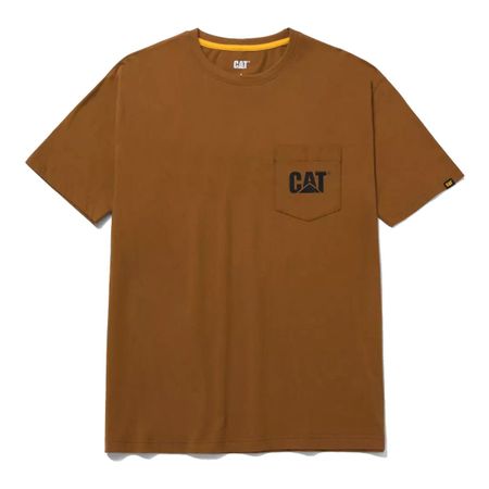CAT Logo Pocket T-Shirt Gr. S