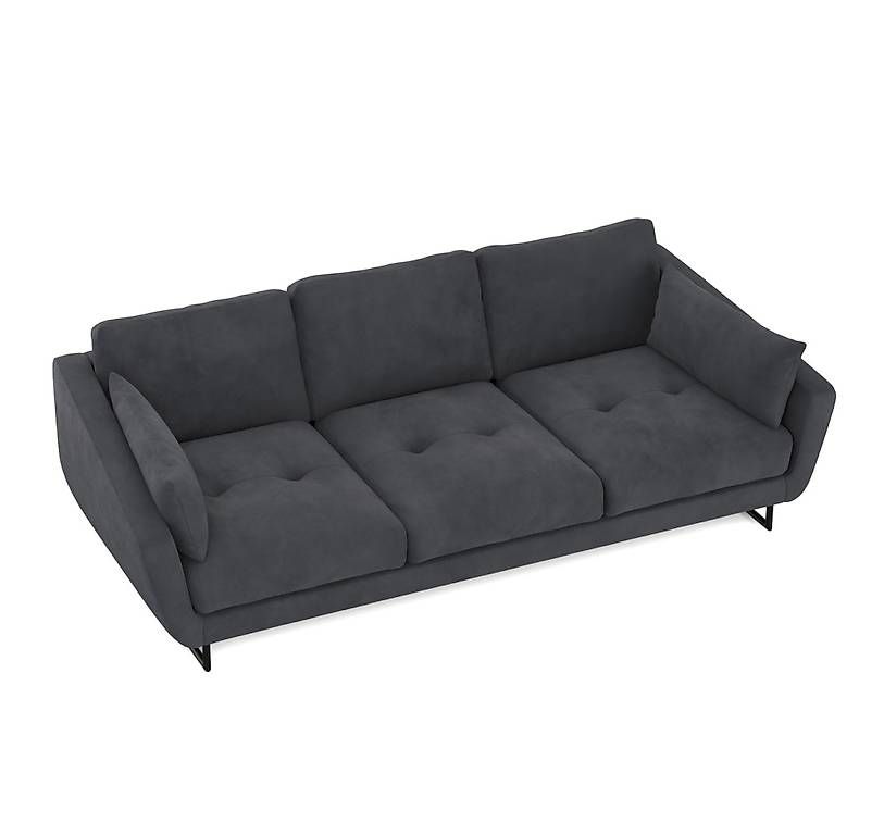 Sofas: Sofa Samt DIYA anthrazit Neu 2 Sofort Verfügbar  – Gebraucht aus Egerkingen von D-Sweety 2