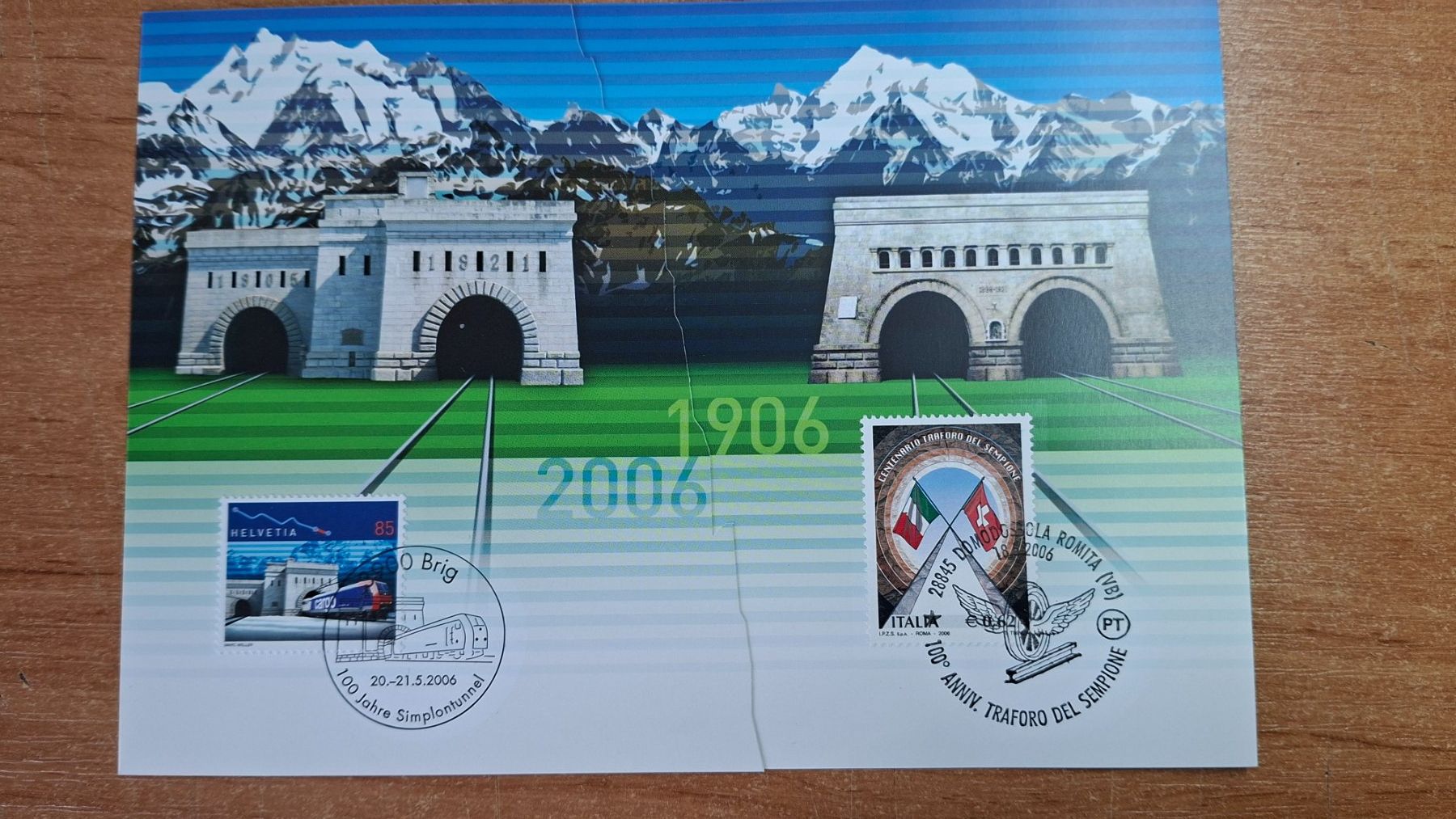 Tutti i francobolli: CH1188 - Simplon, Combifolder no 6 – Usato da Trélex venduto da Phil_Albert
