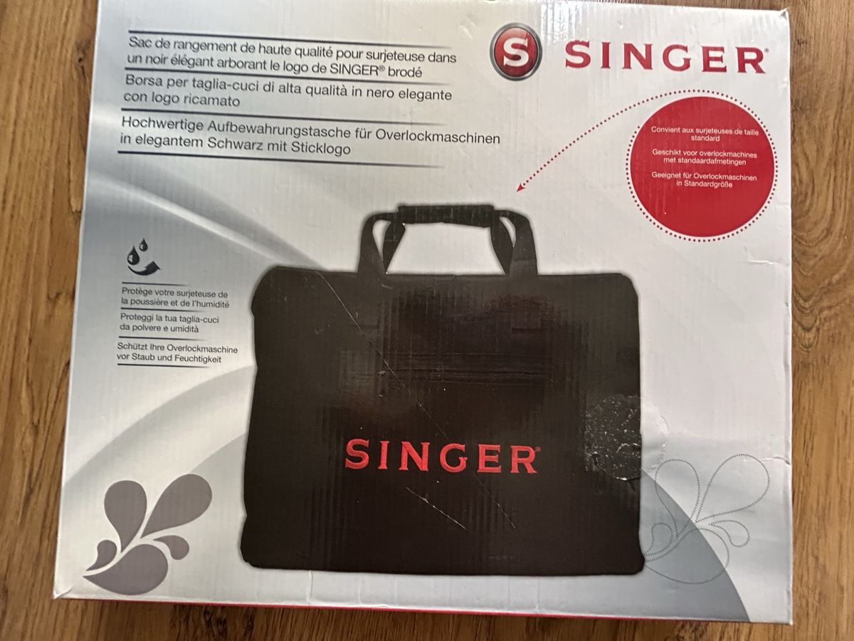 Singer Macchine da cucire: Overlock / Nähmaschine Tasche – Nuovo e nell'imballaggio originale da Frauenfeld venduto da berk39 1