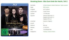 Breaking Dawn - Biss Zum Ende Der Nacht, Teil 2 (Bluray)