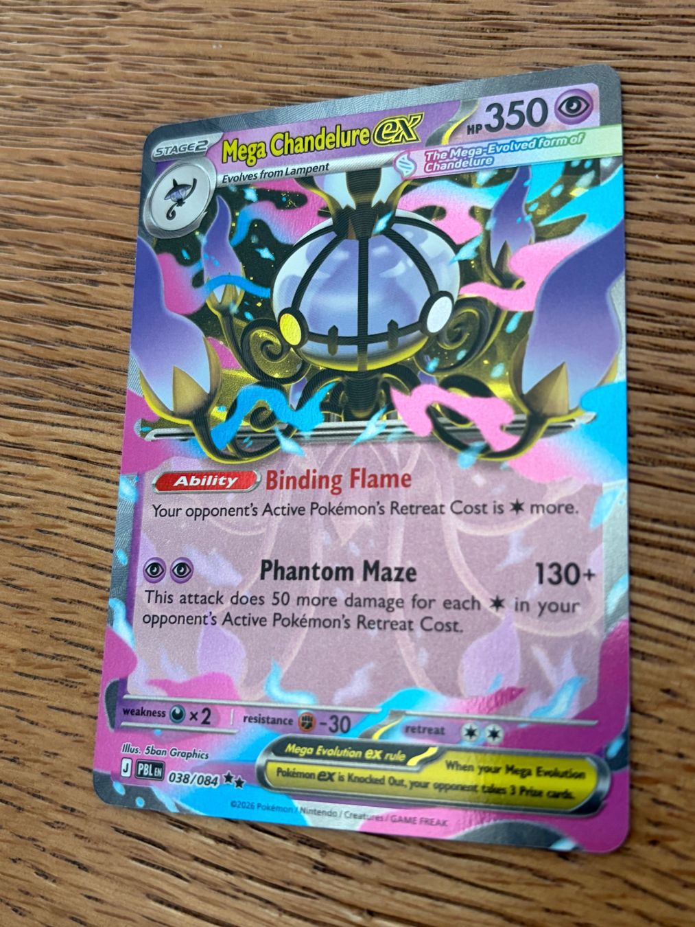Pokémon Sammelbilder & Trading cards: Pokemon Mega Chandelure ex – Gebraucht aus Aeschi SO von Fran1385 3