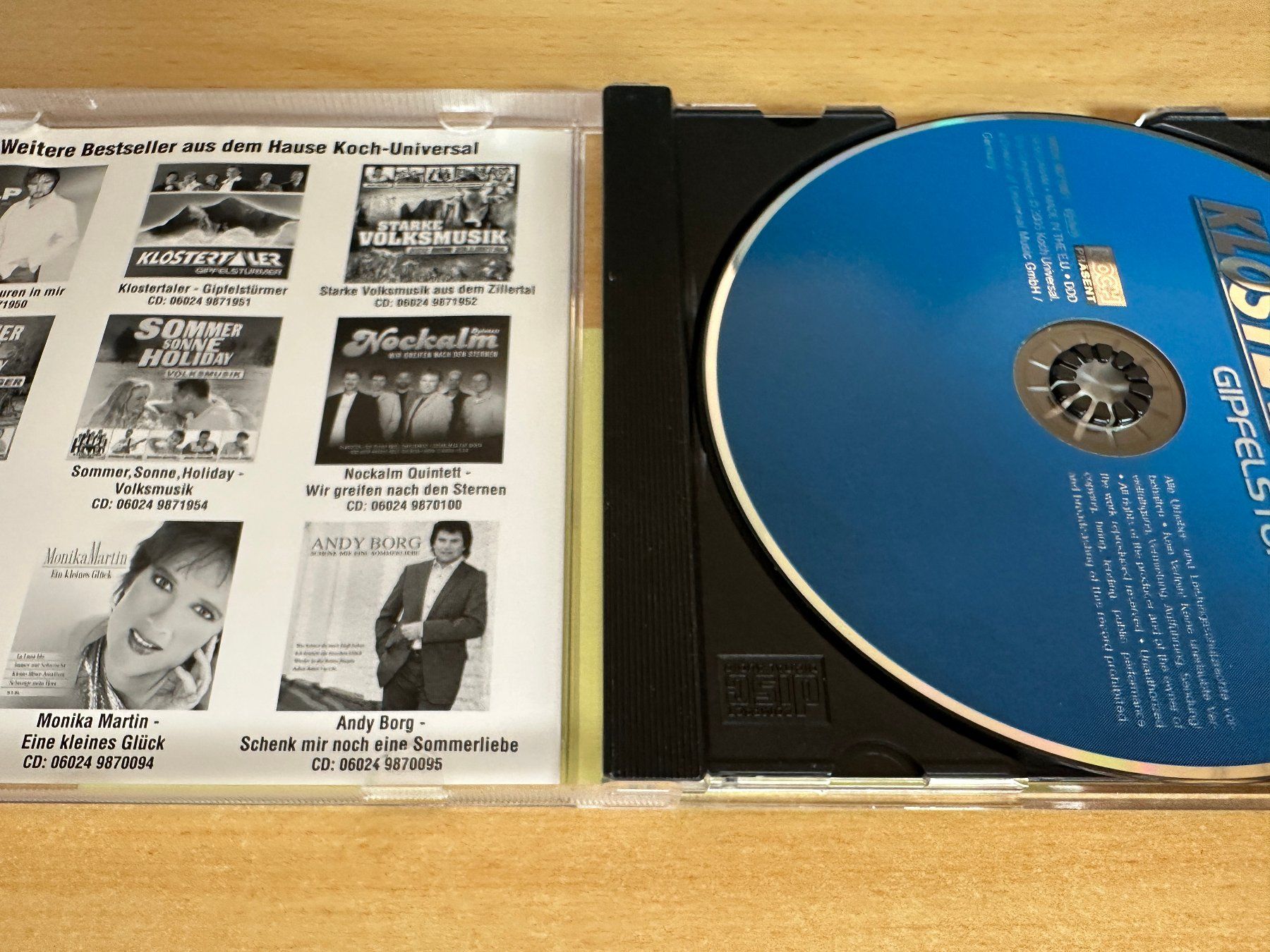 CD: V1 Klostertaler - Gipfelstürmer – Usato da Rikon im Tösstal venduto da Alpenmutz 2