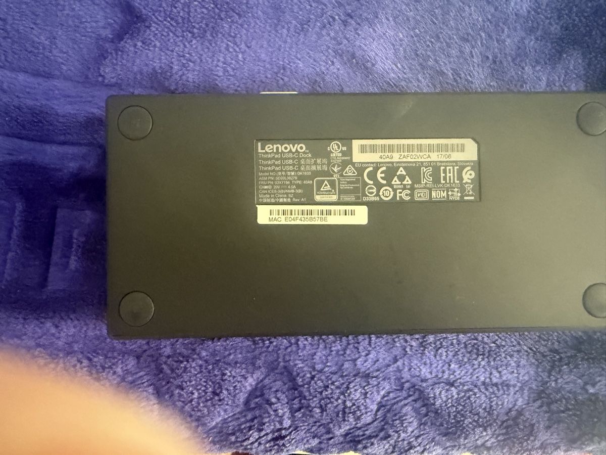 Lenovo Docking station: Lenovo ThinkPad USB-C Dock 40A9 – Usato da Basel venduto da Simo.G 2