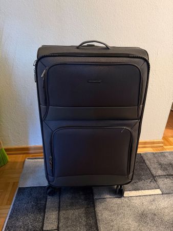 Reisekoffer, US Traveler, Schwarz, 1 x Benuetzt